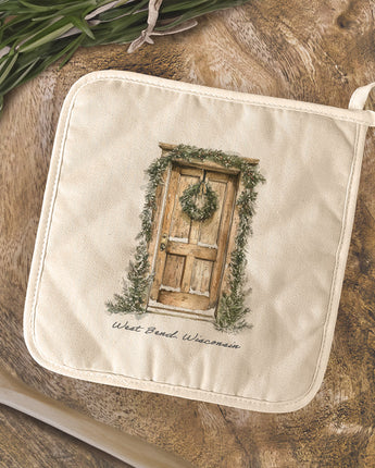 Pinehaven Door - Custom Cotton Pot Holder