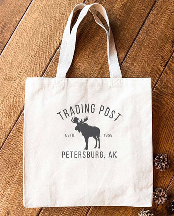 Trading Post w/ City, State - Canvas Tote Bag