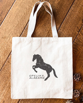 Horse Silhouette Custom - Canvas Tote Bag