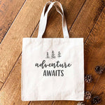Adventure Awaits (Trees) - Canvas Tote Bag