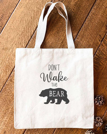 Don't Wake the Bear - Canvas Tote Bag