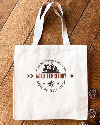 Wild Territory Badge - Canvas Tote Bag