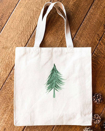 Evergreen Tree - Canvas Tote Bag