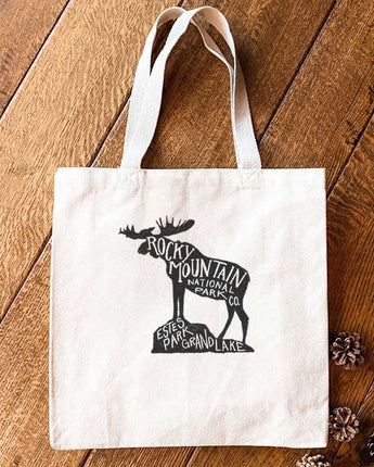 Rocky Mountain National Park Moose - Canvas Tote Bag
