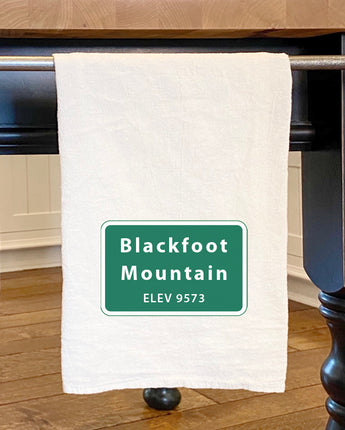 Elevation Sign, Custom - Cotton Tea Towel