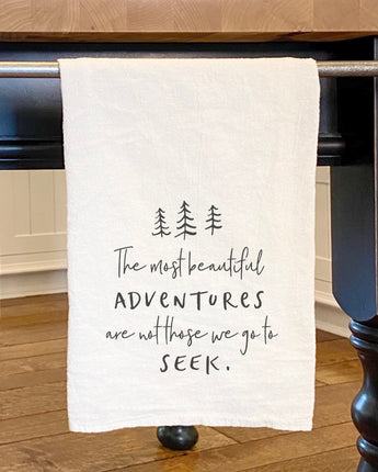 Beautiful Adventures (Trees) - Cotton Tea Towel