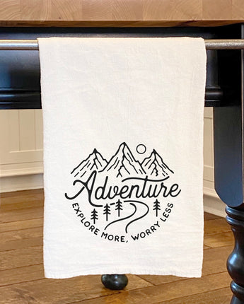 Adventure-Explore More - Cotton Tea Towel