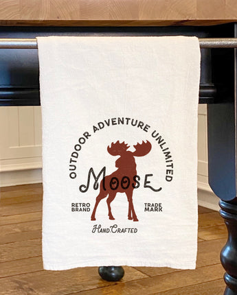 Moose Badge - Cotton Tea Towel