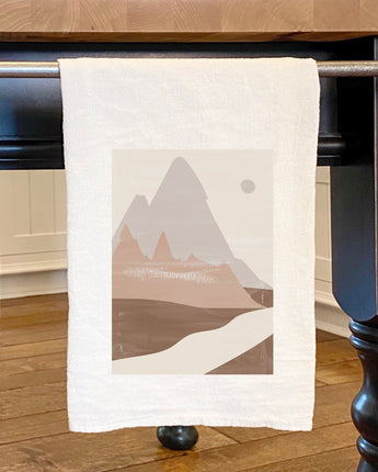 Abstract Mountains - Cotton Tea Towel