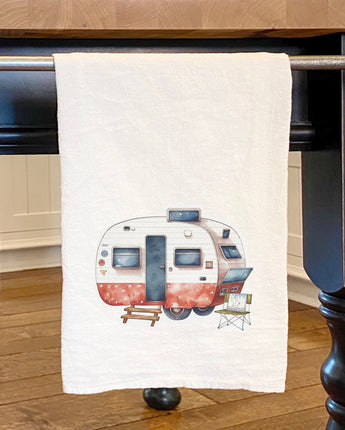 Patriotic Camper - Cotton Tea Towel
