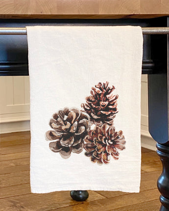 Pinecones - Cotton Tea Towel