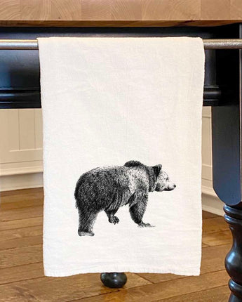 Bear Sketch - Cotton Tea Towel