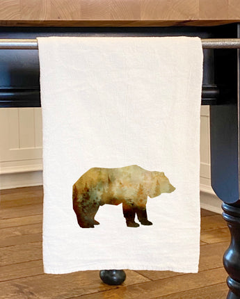 Watercolor Bear - Cotton Tea Towel