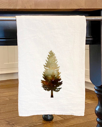 Watercolor Tree - Cotton Tea Towel