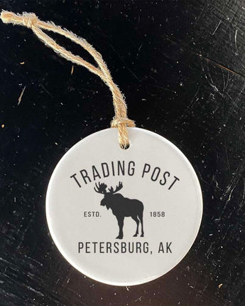 Trading Post w/ City, State - Ornament