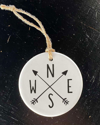 Compass with Arrows - Ornament