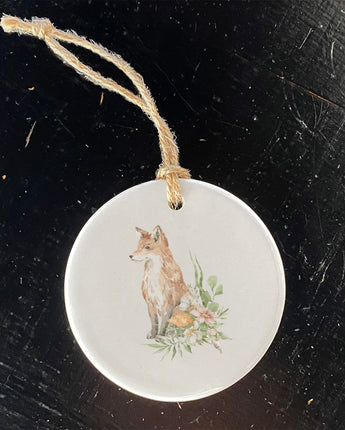 Floral Fox - Ornament