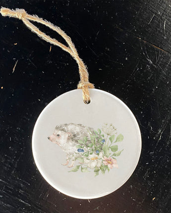 Floral Hedgehog - Ornament