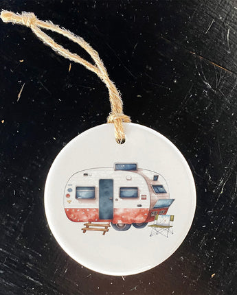 Patriotic Camper - Ornament