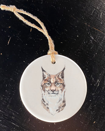 Watercolor Lynx - Ornament