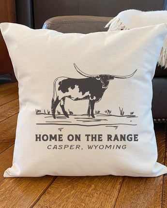 Home on the Range Custom - Square Canvas Pillow