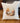Watercolor Fall Forest and Deer - Square Canvas Pillow