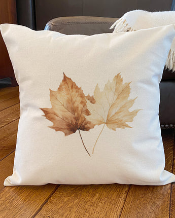 Maple Leaves - Square Canvas Pillow