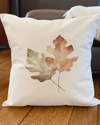 Oak Leaves - Square Canvas Pillow