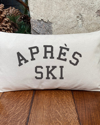 Apres Ski - Rectangular Canvas Pillow