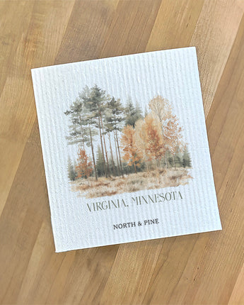 Tall Tree Forest - Custom Swedish Dish Cloth