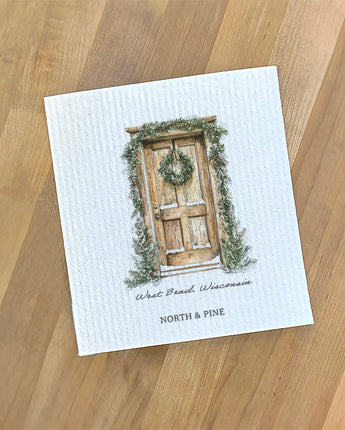 Pinehaven Door - Custom Swedish Dish Cloth