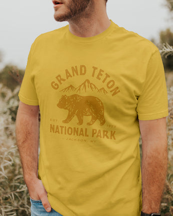 Grand Teton National Park - Short Sleeve T-Shirt