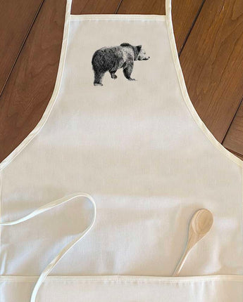 Bear Sketch - Women's Apron