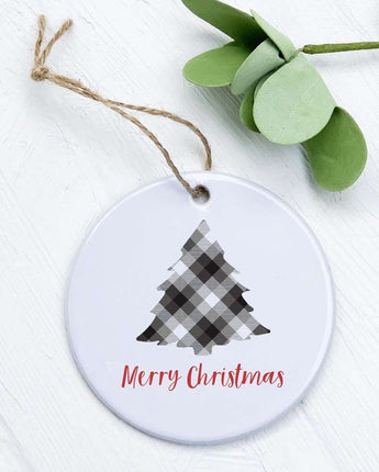 Plaid Christmas Tree - Ornament
