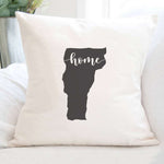 State Art (Home) - Square Canvas Pillow