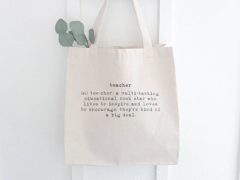 Teacher Definition - Canvas Tote Bag