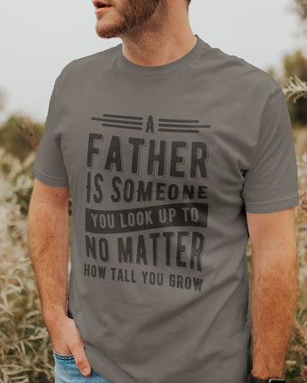 Father to Look Up To - Duo-Tone T-Shirt