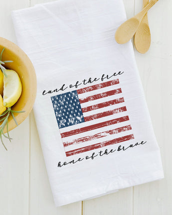 American Flag - Cotton Tea Towel
