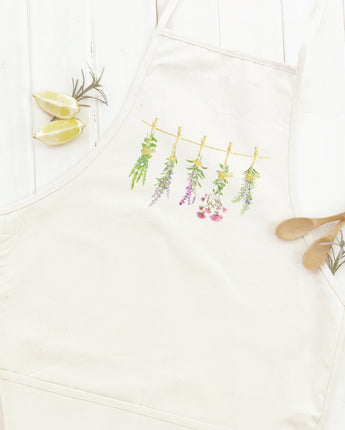 Herbs on a Line - Women's Apron