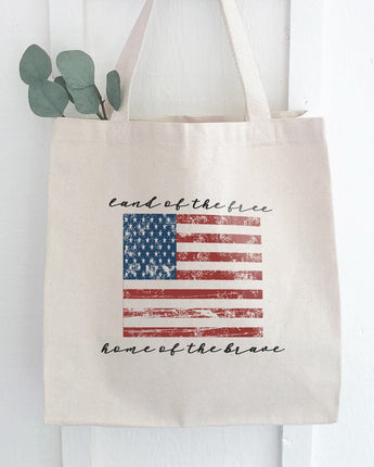 American Flag - Canvas Tote Bag