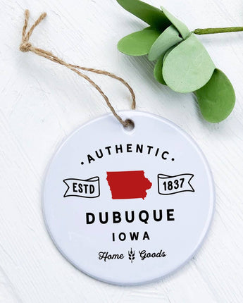 Authentic Home Goods City/State - Custom Ornament