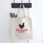 Vintage Icon (Chicken) City/State - Canvas Tote Bag