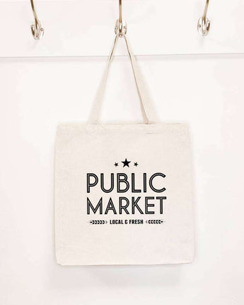 Public Market - Canvas Tote Bag