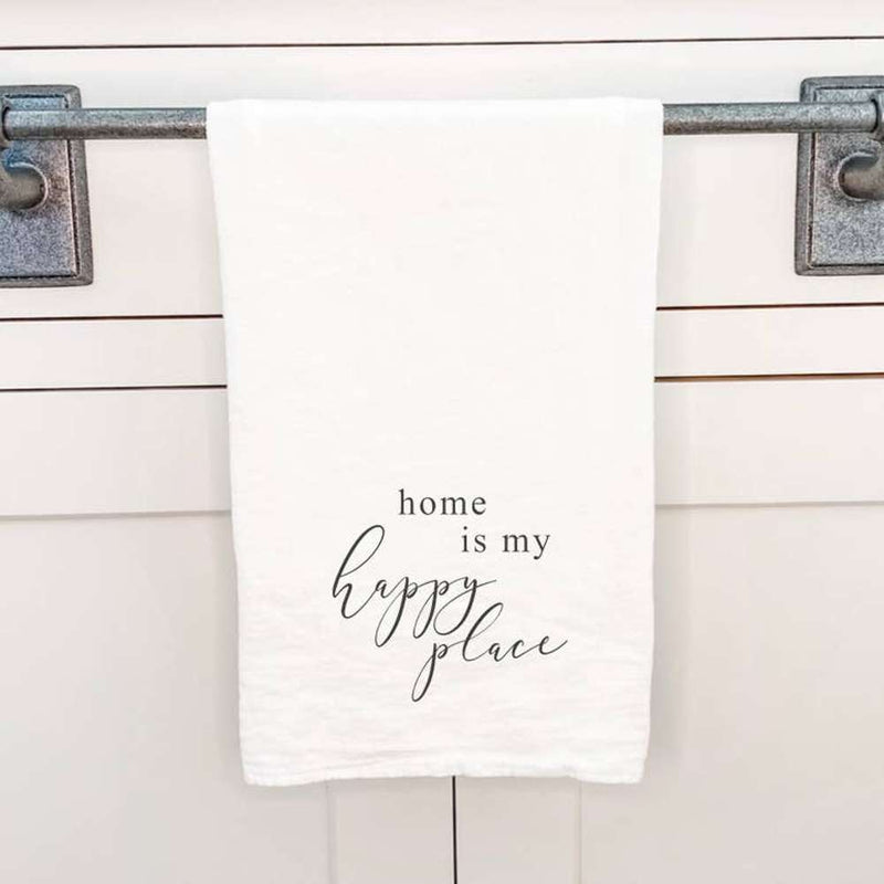 Home is My Happy Place - Cotton Tea Towel