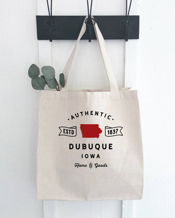 Authentic Home Goods City/State - Custom Canvas Tote Bag