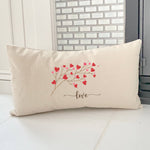 Love Branch - Rectangular Canvas Pillow