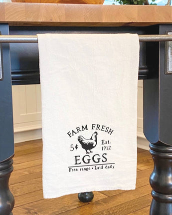 Farm Fresh Eggs - Cotton Tea Towel