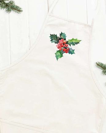 Holly and Berries - Women's Apron