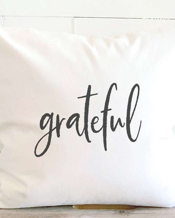 Grateful - Square Canvas Pillow