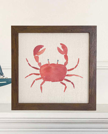 Red Crab - Framed Sign